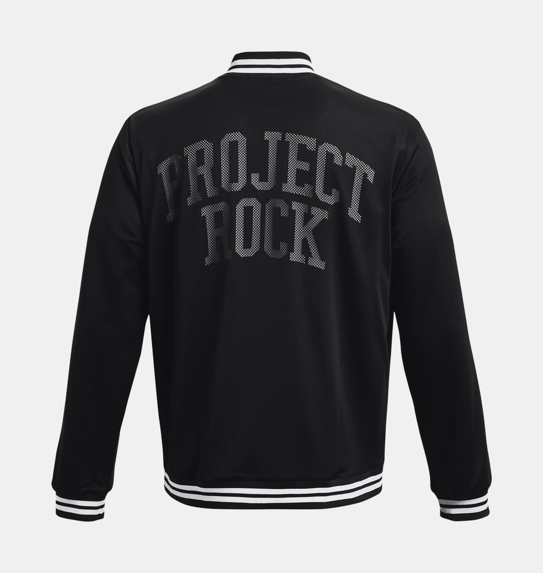 Geci & Veste -  under armour Project Rock Mesh Varsity Jacket